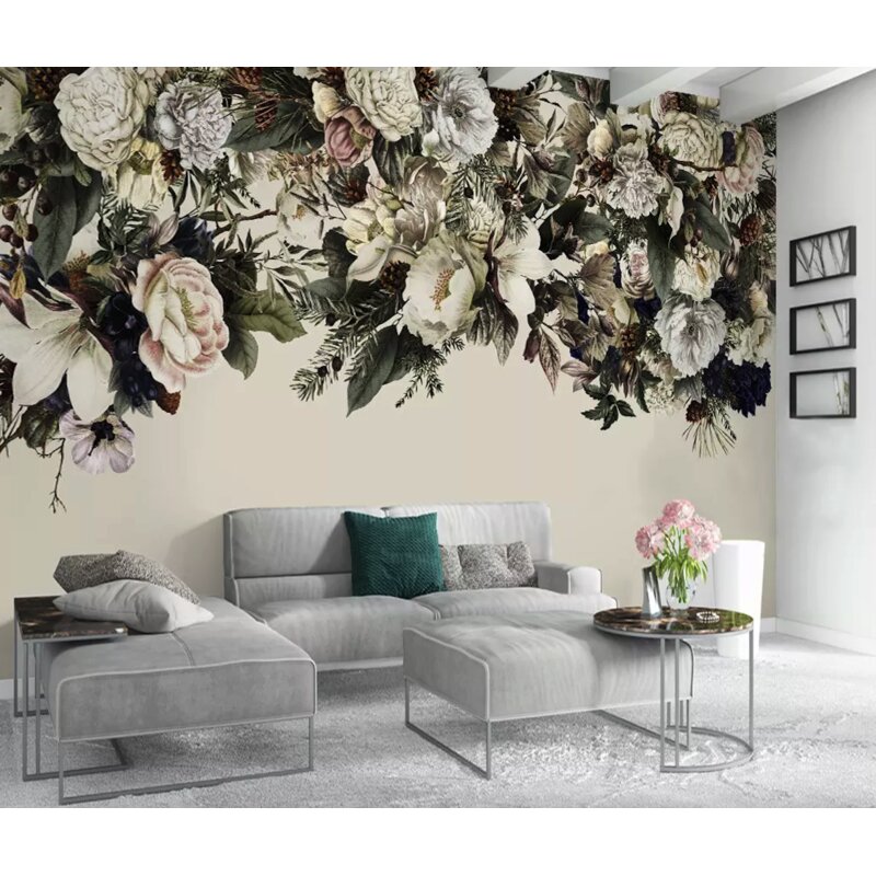 GK Wall Design Floral Wallpaper | Wayfair